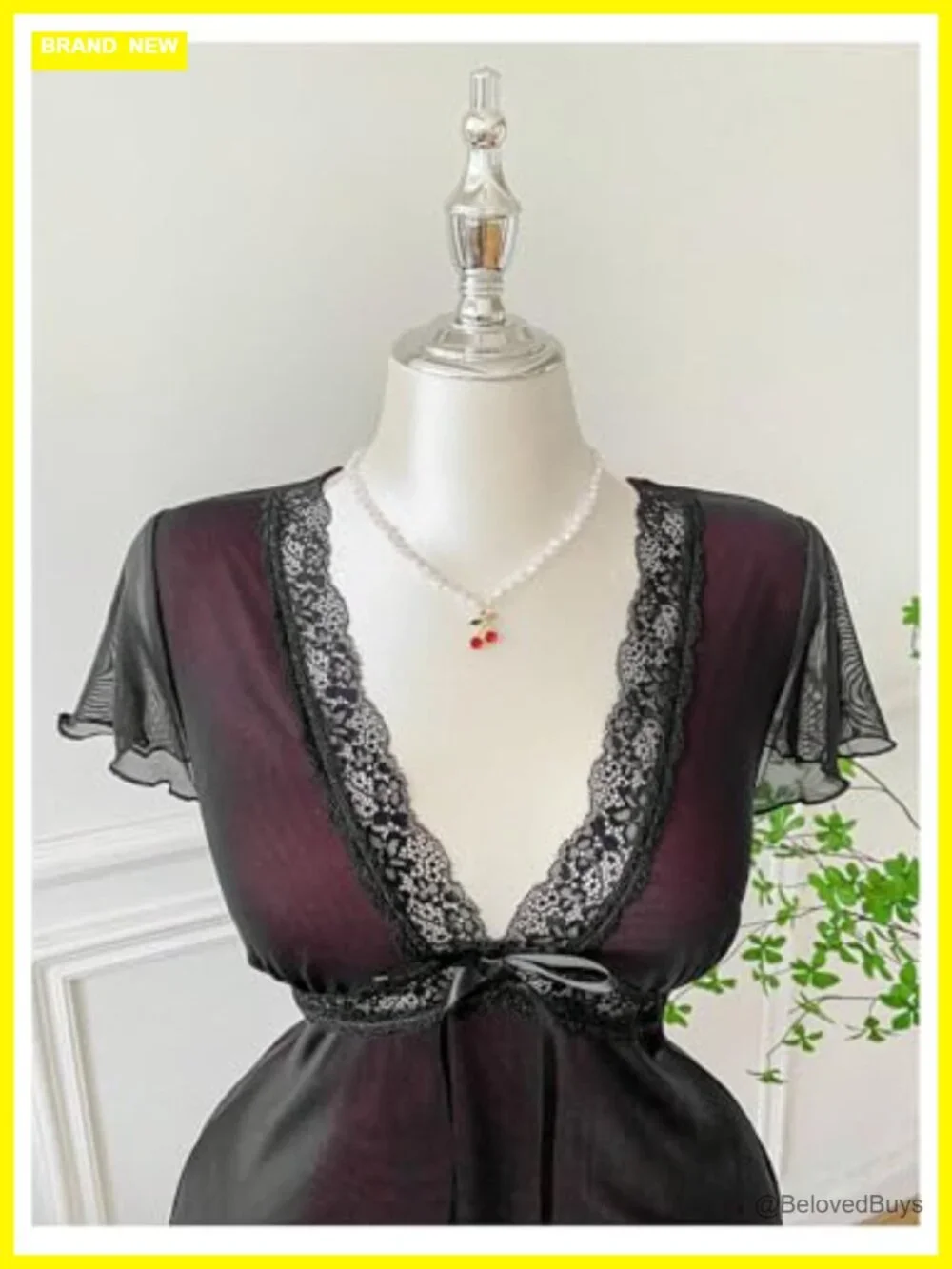 Plus Size Y2k Floral Lace Gothic Mesh A-Line Mini Dress Grunge Punk